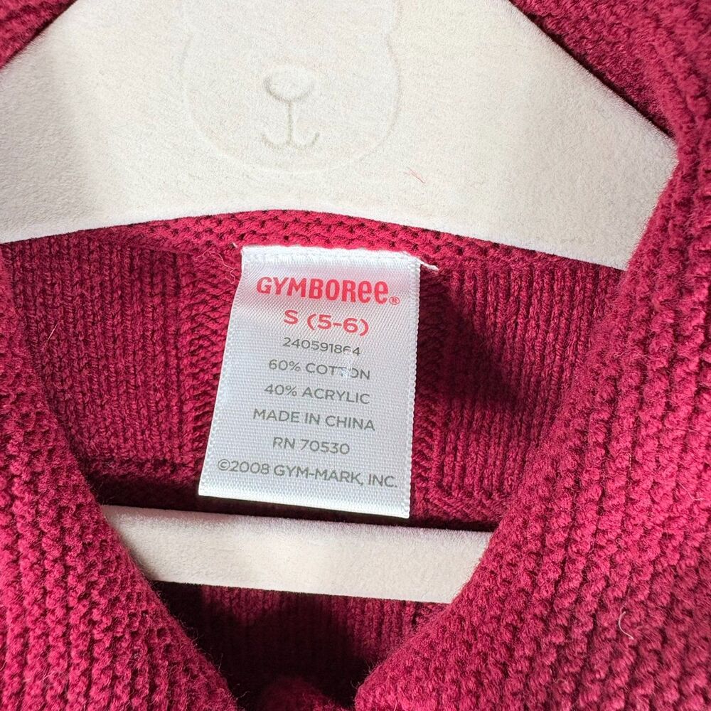 Gymboree Girls Basketwave Knit Vintage Cardigan Button Front Sweater 5-6 - Picture 5 of 8
